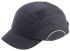 Gorra de seguridad  con visera corta JSP de color Negro, talla 52 - 65cm