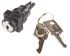 RS PRO 2-position Key Switch Head, Latching, 16mm Cutout