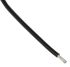 RS PRO Black 0.5 mm² Equipment Wire, 20 AWG, 16/0.2 mm, 100m, PVC Insulation