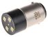 Lampada LED Marl con base BA15d, 8 → 48 V, 1500 mcd, col. Bianco