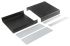 METCASE Unicase Black Aluminium Instrument Case, 260 x 250 x 90mm