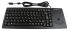 CHERRY 紧凑型键盘 有线USB轨迹球键盘, QWERTY（美国）布局, 88键, 黑色