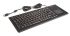 CHERRY Touchpad-Tastatur QWERTZ Kabelgebunden Schwarz USB Kompakt, 374 x 139 x 18mm