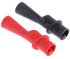 Fluke 10A鳄鱼夹, 黑色，红色, 8mm开口, 弹簧线夹接口, 镀镍钢触点, 绝缘, AC175