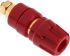 Hirschmann Test & Measurement 红色8mm开孔黄铜接线柱 , 30 V ac, 60 V dc, 35A 930103701