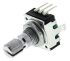 Bourns 24 Pulse Incremental Mechanical Rotary Encoder with a 6 mm Knurl Shaft (Indexed), Through Hole