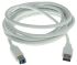 RS PRO USB 3.0 Cable, Male USB A to Male USB B Cable, 3m