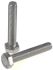 RS PRO Plain Stainless Steel Hex, Hex Bolt, M8 x 45mm