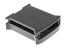 Caja para carril DIN Italtronic serie Railbox, de ABS; policarbonato de color Negro, 101 x 35 x 120mm