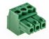 Phoenix Contact 3.5mm Pitch 3 Way Pluggable Terminal Block, Plug, Cable Mount, Screw Termination