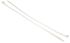 RS PRO Cable Tie, 550mm x 12.7 mm, Natural Nylon, Pk-100