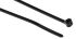 Thomas & Betts Ty-Rap Nylon 66 Kabelbinder Witterungsbeständig Schwarz 2,29 mm x 203.2mm, 1000 Stück