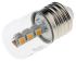 Lámpara LED mini Orbitec, T28, 220 → 240 V, 2,5 W, casquillo E27, Blanco Cálido, 3000K, 250 lm, 25000h