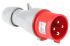 Legrand, P17 Tempra Pro IP44 Red Cable Mount 3P + E Industrial Power Plug, Rated At 32A, 415 V