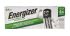 Energizer AA NiMH Rechargeable AA Batteries, 2Ah, 1.2V - Pack of 10