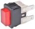 Molveno 红色矩形带灯按钮开关, 面板安装, 闭锁操作, 16 A, 单刀单掷, SXL4126H1G00000W