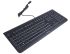 CHERRY 工业键盘 标准键盘 有线USB键盘, AZERTY布局, 105键, 黑色