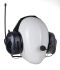 3M PELTOR LiteCom Wired Speak & Listen Electronic Ear Defenders with Neckband, 32dB, Blue, Noise Cancelling Microphone