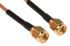 Cinch RG316同轴电缆, 457.2mm长, 50 Ω, SMA公插转SMA公插, 415-0029-018