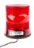 RS PRO Red Flashing Beacon, 10 → 100 V dc, Single Point Mount, LED Bulb, IP56