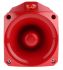 Klaxon Nexus Pulse Serien Lydgiver - signallys - kombineret, Rød linse, 105dB/ 1 m, 17 → 60 V dc, IP66