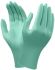 Ansell 无粉一次性手套, 氯丁橡胶制, 7.5-8, M码, 绿色, 无粉末, 100只装, 25101080
