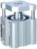 SMC Pneumatic Guided Cylinder - 12mm Bore, 10mm Stroke, CQM Series, Double Acting