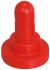Toggle Switch Boot Red Boot for use with ET Series Toggle Switches