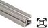 Bosch Rexroth Silver Aluminium Profile Strut, 40 x 40 mm, 10mm Groove, 3000mm Length