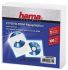 Hama CD-Hüllen Weiß, 100 Stück