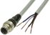 Omron Straight Male 4 way M12 to Unterminated Sensor Actuator Cable, 1m