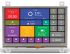 MikroElektronika Farb-LCD 4.3Zoll mit Touch Screen Resistiv, 480 x 272pixels, 95 x 54mm 5 V LED Lichtdurchlässig