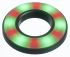 APEM Green Panel Mount Indicator, 12 → 24V dc, 19.1mm Mounting Hole Size, Lead Wires Termination, IP67