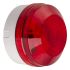 Moflash LED195 Series Red Flashing Beacon, 20 → 30 V ac/dc, Surface Mount, Wall Mount, LED Bulb, IP65