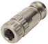HARTING Circular Connector, 4 Contacts, Cable Mount, M12 Connector, Socket, Female, IP67, M12 Series