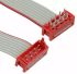 TE Connectivity Micro-MaTch Series Flat Ribbon Cable, 8-Way, 1.27mm Pitch, 70.5mm Length, Micro-MaTch IDC to