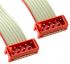 TE Connectivity Micro-MaTch Series Flat Ribbon Cable, 8-Way, 1.27mm Pitch, 150.5mm Length, Micro-MaTch IDC to