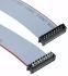 TE Connectivity Micro-MaTch Series Flat Ribbon Cable, 16-Way, 1.27mm Pitch, 150.5mm Length, Micro-MaTch IDC to