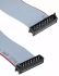 TE Connectivity Micro-MaTch Series Flat Ribbon Cable, 16-Way, 1.27mm Pitch, 75.5mm Length, Micro-MaTch IDC to