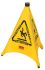 乐柏美 小心地滑警示牌, 黄色, 762 mm高, FG9S0100YEL