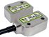 IDEM MMC-H Series Magnetic Non-Contact Safety Switch, 24V dc, 316 Stainless Steel Housing, 2NC, M12