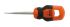Bahco Slotted Stubby Screwdriver, 4 x 0.8 mm Tip, 25 mm Blade, 85 mm Overall