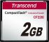 Transcend CF220I Speicherkarte, 2 GB Industrieausführung, CompactFlash, SLC