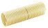 Merlett Plastics 黄色食品软管, Luisiana AS系列, PVC软管, 38mm内径, 45.4mm外径, 10m长, 最高+60°C
