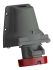 Amphenol Industrial, Easy & Safe IP67 Red Wall Mount 3P + E Right Angle Industrial Power Socket, Rated At 16A, 415 V