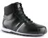 Jallatte J DREAM Black, White Steel Toe Capped Women's Ankle Safety Boots, UK 4, EU 37