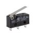 ZF Short Lever Micro Switch, Solder Terminal, 6 A @ 250 V ac, SPDT, IP50