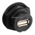 Amphenol Industrial Straight, Panel Mount Type A IP67 USB Connector