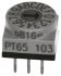 Spínač DIP, typ ovladače: Šroubovák průchozí otvor 150 mA při 24 V DC 16cestný -20 → +70°C