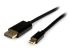 StarTech.com 4K @ 60 Hz 1.2版DP线, 4m, Mini DisplayPort转DisplayPort, 黑色PVC, MDP2DPMM4M